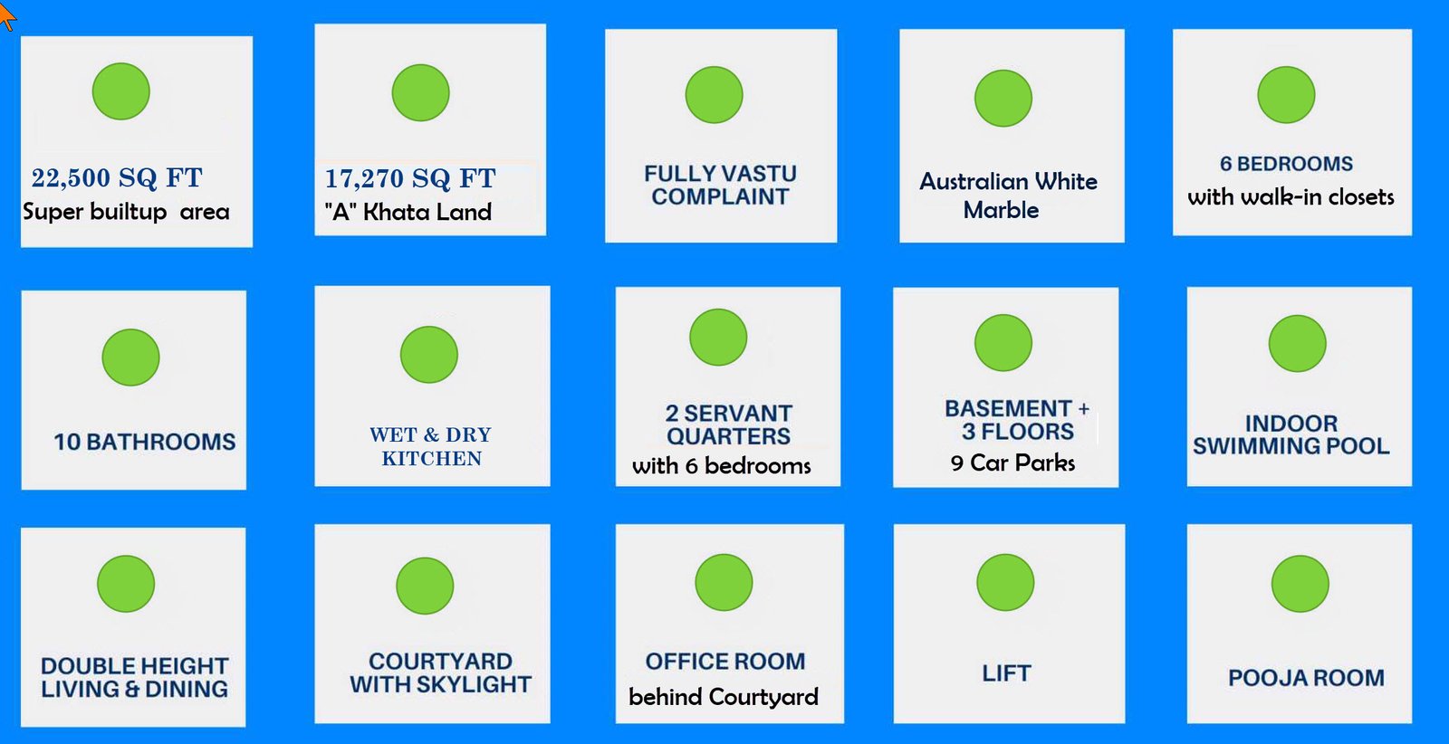 Mansion Features
